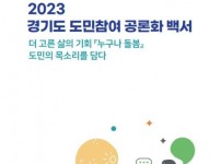 경기도, ‘누구나 돌봄’ 도민참여 공론화 과정 백서로 발간.JPG