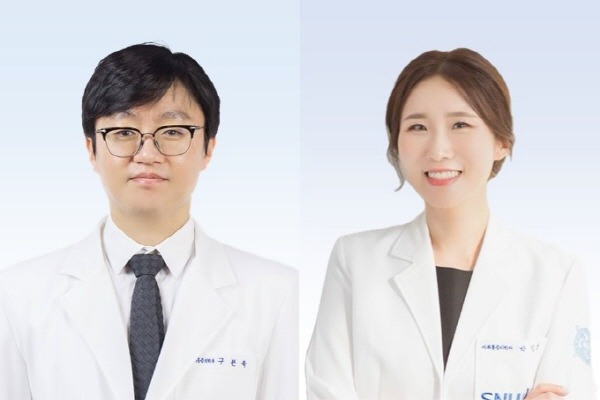 [사진] (왼쪽부터) 분당서울대병원 마취통증의학과 구본욱, 박인선 교수.jpg